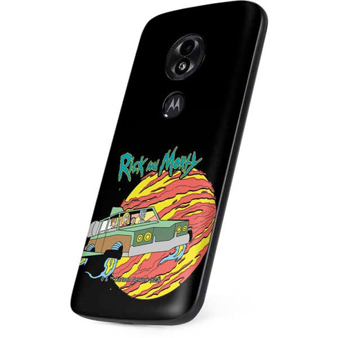 Adult Swim Rick and Morty Family Wagon Moto E5 Play Skin